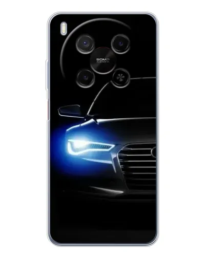 Чохол для Huawei Mate 80 Pro Max з картинкою «Неоновий погляд Audi»