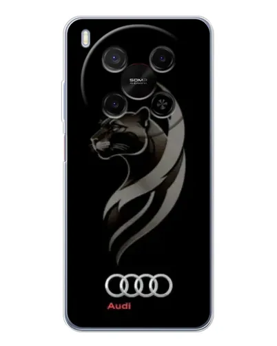 Чохол для Huawei Mate 80 Pro Max з картинкою «Графіка — пантера та Audi»