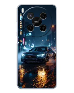 Чохол для Huawei Mate 80 Pro Max з картинкою «Нічне місто та Audi»