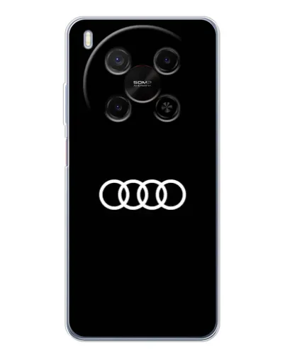 Чохол для Huawei Mate 80 Pro Max з картинкою «Audi White Logo»