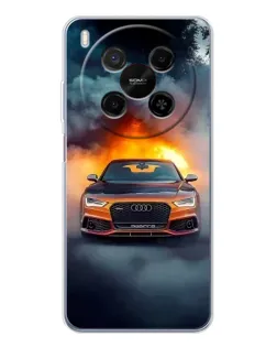 Чохол для Huawei Mate 80 Pro Max з картинкою «Audi у вогняному диму»