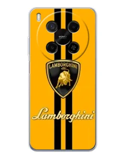 Чохол для Huawei Mate 80 Pro Max з картинкою «Lamborghini Stripe жовтий»