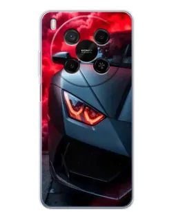 Чохол для Huawei Mate 80 Pro Max з картинкою «Lamborghini червоне сяйво»