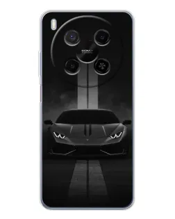 Чехол для Huawei Mate 80 Pro Max с картинкой «Lamborghini симметрия дорог»