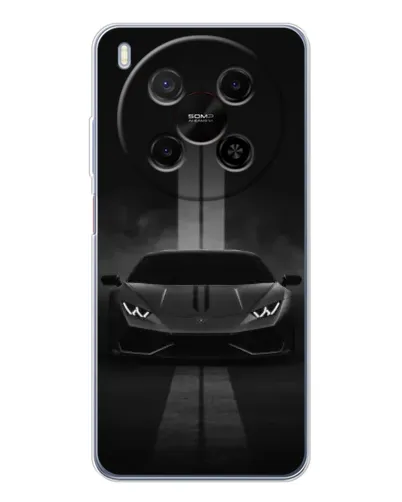 Чехол для Huawei Mate 80 Pro Max с картинкой «Lamborghini симметрия дорог»
