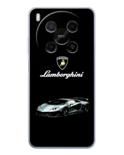 Чехол для Huawei Mate 80 Pro Max с картинкой «Логотип Lamborghini классика»