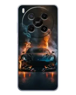 Чехол для Huawei Mate 80 Pro Max с картинкой «Lamborghini дымная эстетика»