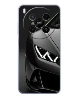 Чехол для Huawei Mate 80 Pro Max с картинкой «Lamborghini фары детализация»
