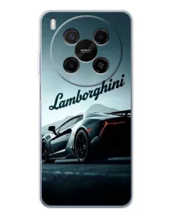 Чехол для Huawei Mate 80 Pro Max с картинкой «Классическая надпись Lamborghini»