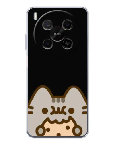 Чохол для Huawei Mate 80 Pro Max з картинкою «Пушин на чорному»