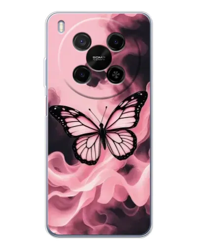 Чохол для Huawei Mate 80 Pro Max з картинкою «Метелик у диму»