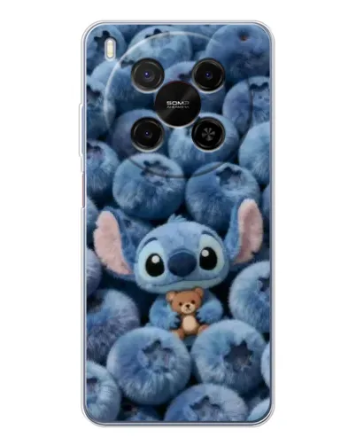 Чехол для Huawei Mate 80 Pro Max с картинкой «Стич и голубика»