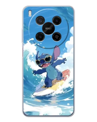 Чехол для Huawei Mate 80 Pro Max с картинкой «Стич на волне»
