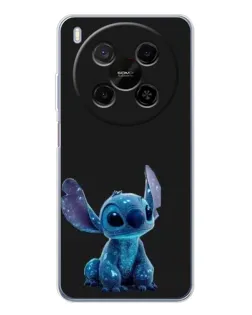 Чехол для Huawei Mate 80 Pro Max с картинкой «Стич на черном»