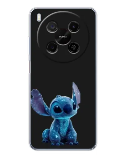 Чехол для Huawei Mate 80 Pro Max с картинкой «Стич на черном»