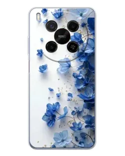 Чохол для Huawei Mate 80 Pro Max з картинкою «Блакитний квітковий каскад»
