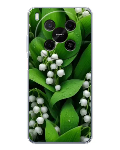 Чохол для Huawei Mate 80 Pro Max з картинкою «Конвалії в зелені»