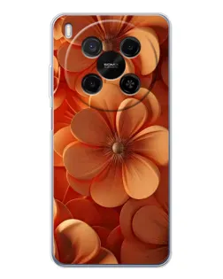 Чохол для Huawei Mate 80 Pro Max з картинкою «Помаранчева макро квітка»