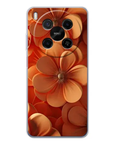 Чохол для Huawei Mate 80 Pro Max з картинкою «Помаранчева макро квітка»