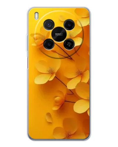 Чохол для Huawei Mate 80 Pro Max з картинкою «Золоті пелюстки»