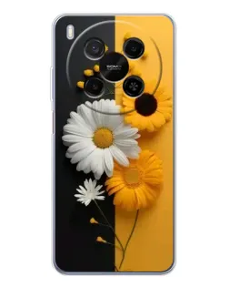 Чохол для Huawei Mate 80 Pro Max з картинкою «Соняшник та ромашка»