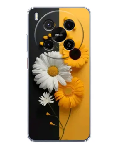 Чохол для Huawei Mate 80 Pro Max з картинкою «Соняшник та ромашка»