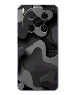 Чохол для Huawei Mate 80 Pro Max з картинкою «Темний абстрактний камуфляж»