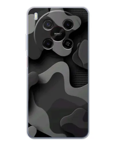 Чохол для Huawei Mate 80 Pro Max з картинкою «Темний абстрактний камуфляж»
