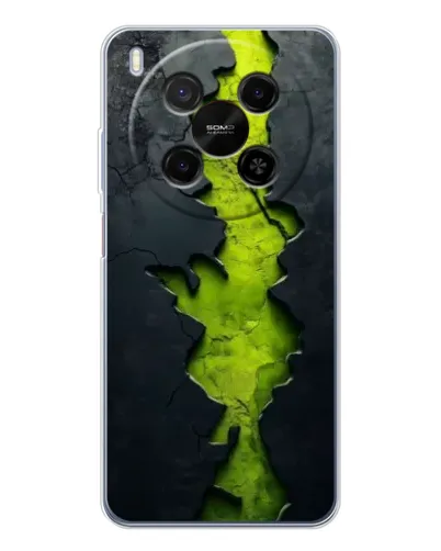 Чохол для Huawei Mate 80 Pro Max з картинкою «Салатовий розлом скелі»