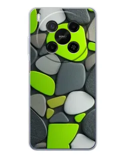 Чохол для Huawei Mate 80 Pro Max з картинкою «Яскрава неонова галька»