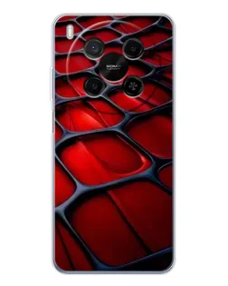 Чохол для Huawei Mate 80 Pro Max з картинкою «Червона глянцева сітка»