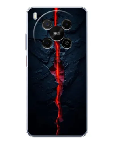 Чохол для Huawei Mate 80 Pro Max з картинкою «Червона лавова тріщина»