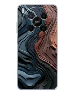Чохол для Huawei Mate 80 Pro Max з картинкою «Кольорові хвилі каньйону»
