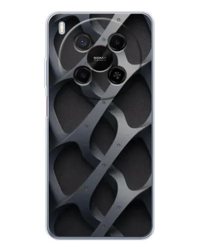 Чохол для Huawei Mate 80 Pro Max з картинкою «Об'ємне сіре плетіння»
