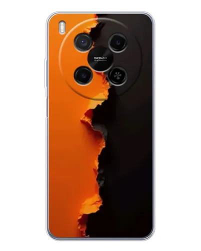 Чохол для Huawei Mate 80 Pro Max з картинкою «Помаранчевий розлом»