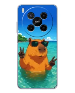 Чохол для Huawei Mate 80 Pro Max з картинкою «Морська капібара»