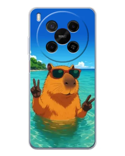 Чохол для Huawei Mate 80 Pro Max з картинкою «Морська капібара» Чохол для Huawei Mate 80 Pro Max з картинкою «Морська капібара»