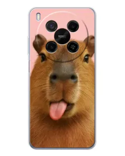 Чохол для Huawei Mate 80 Pro Max з картинкою «Капібара з язиком»