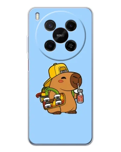 Чохол для Huawei Mate 80 Pro Max з картинкою «Капібара на скейті» Чохол для Huawei Mate 80 Pro Max з картинкою «Капібара на скейті»