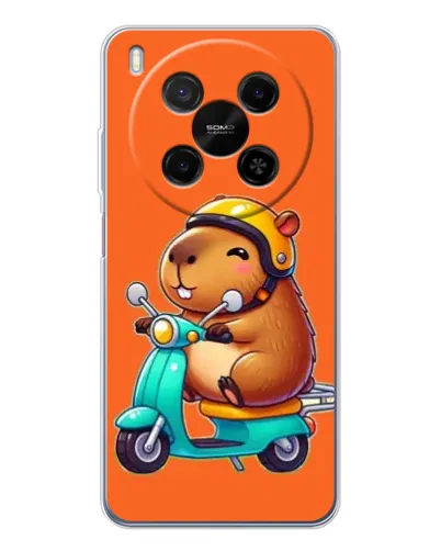 Чохол для Huawei Mate 80 Pro Max з картинкою «Капібара на скутері» Чохол для Huawei Mate 80 Pro Max з картинкою «Капібара на скутері»