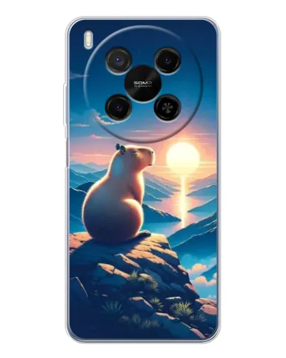 Чохол для Huawei Mate 80 Pro Max з картинкою «Захід сонця з капібарою» Чохол для Huawei Mate 80 Pro Max з картинкою «Захід сонця з капібарою»
