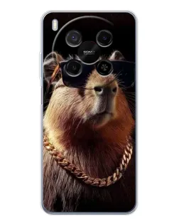 Чохол для Huawei Mate 80 Pro Max з картинкою «Капібара золотий ланцюг»