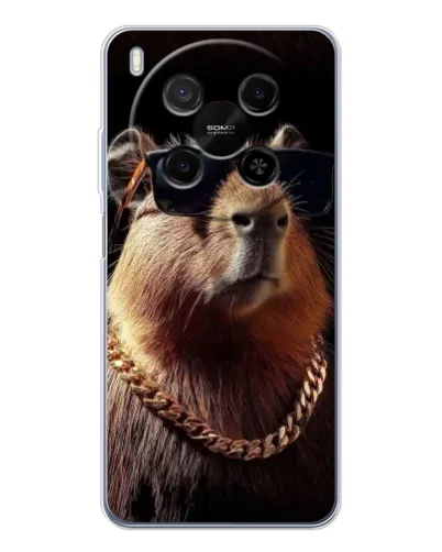 Чохол для Huawei Mate 80 Pro Max з картинкою «Капібара золотий ланцюг» Чохол для Huawei Mate 80 Pro Max з картинкою «Капібара золотий ланцюг»