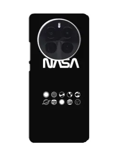 Чехол для Huawei Mate 80 Pro с картинкой «NASA — технический принт»