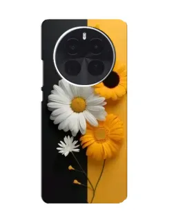 Чохол для Huawei Mate 80 Pro з картинкою «Соняшник та ромашка»