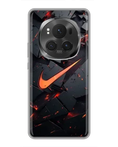 Чехол для Huawei Mate 80 RS Ultimate с картинкой «Nike — эффект разломов»