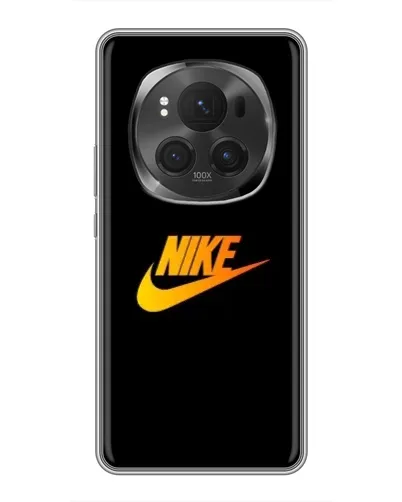 Чехол для Huawei Mate 80 RS Ultimate с картинкой «Золотой логотип Nike»