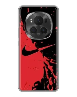 Чохол для Huawei Mate 80 RS Ultimate з картинкою «Червоні бризки Nike»