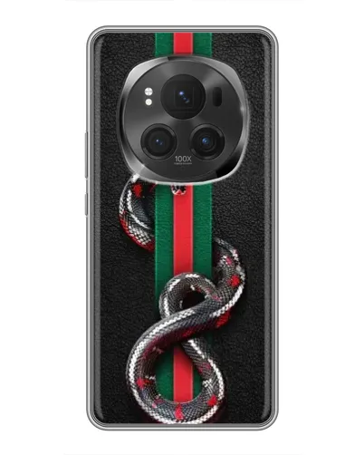 Чохол для Huawei Mate 80 RS Ultimate з картинкою «Gucci — змія на смузі» Чохол для Huawei Mate 80 RS Ultimate з картинкою «Gucci — змія на смузі»