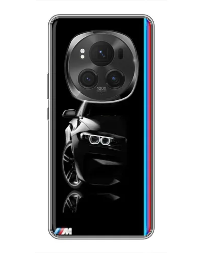 Чехол для Huawei Mate 80 RS Ultimate с картинкой «Силуэт BMW в темноте»